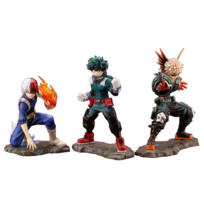 

Аниме ARTFX мой герой Академия Todoroki Shouto Bakugou Katsuki Midoriya Izuku ПВХ экшн-фигурка Модель Коллекционная игрушка кукла подарок