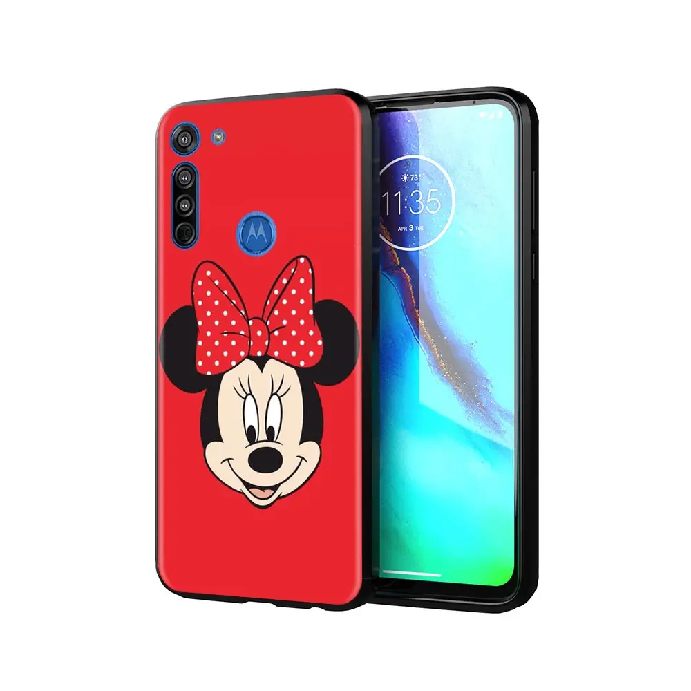 mickey minnie mouse phone case for motorola moto g30 g9 play g9 plus one fusion plus g8 power lite e6s protective back cover free global shipping