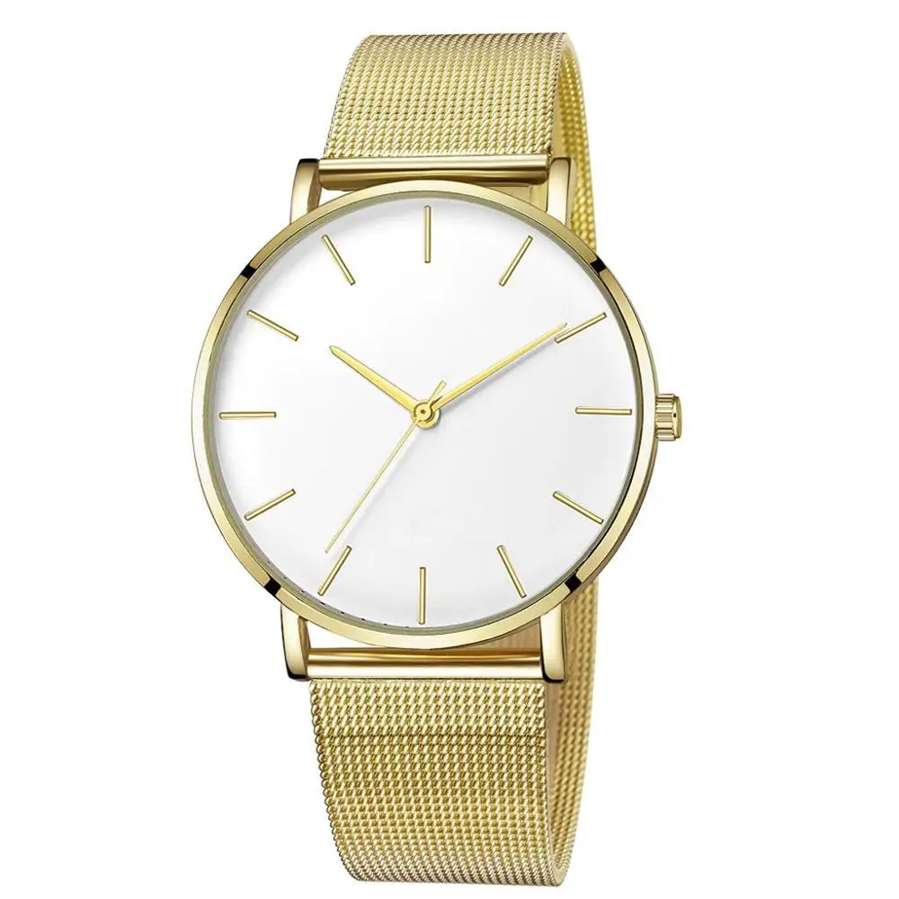 Montre femme Повседневные женские часы из нержавеющей стали модные кварцевые наручные