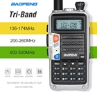 Рация Baofeng UV5R PRO трехдиапазонная 220-260 МГц, двухсторонняя радиосвязь, высокочастотный приемопередатчик UV 5R, обновленная Портативная радиостанция для охоты