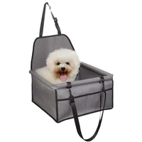 car seat for dogs reinforced pet booster seats with safety belt portable anti collapse pvc tube support for pet under 6kg
