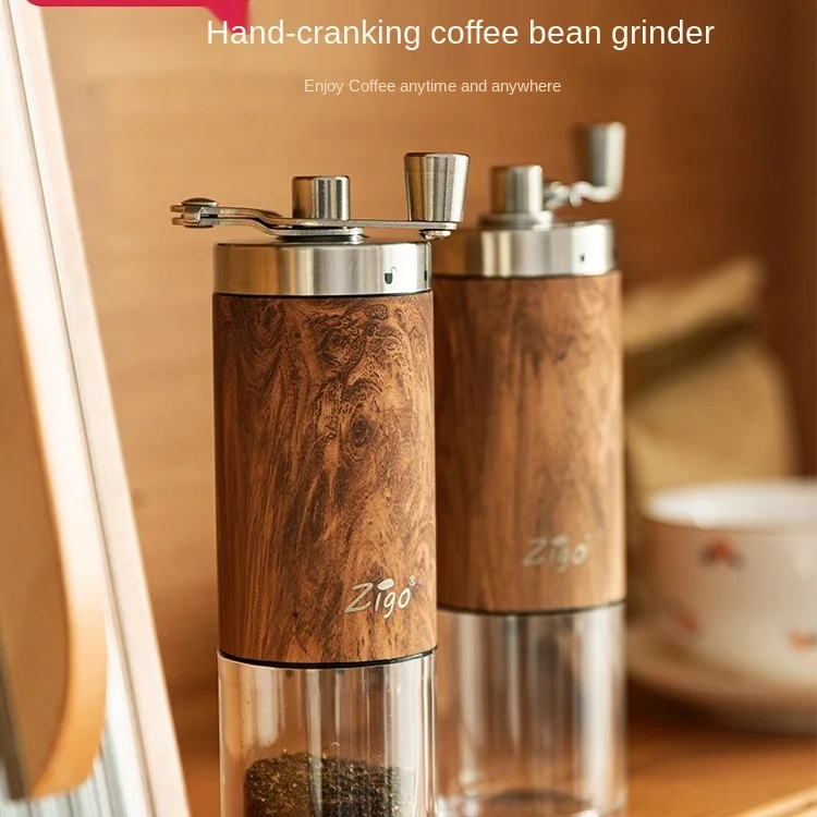 値段 コーヒー豆グラインダー小さなコーヒーマシン研削統合の人の手研削コーヒーマシン手回し