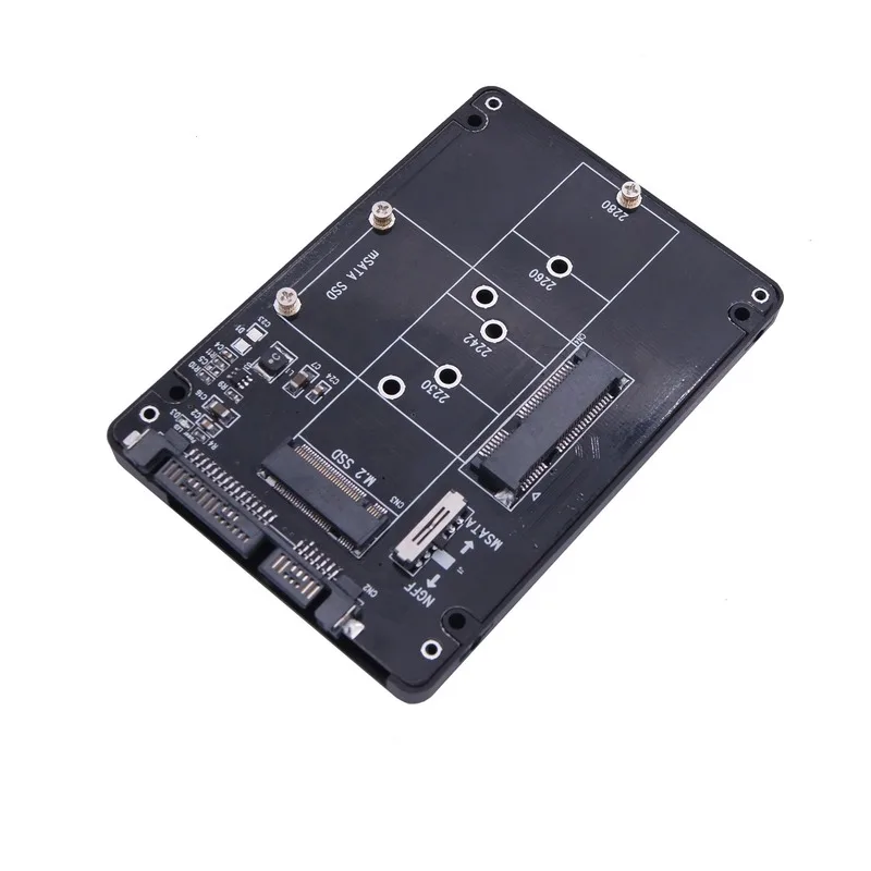 Адаптер расширения карты M.2 NGFF Bkey MSATA SSD на SATA последовательный порт USB3.0 коробка