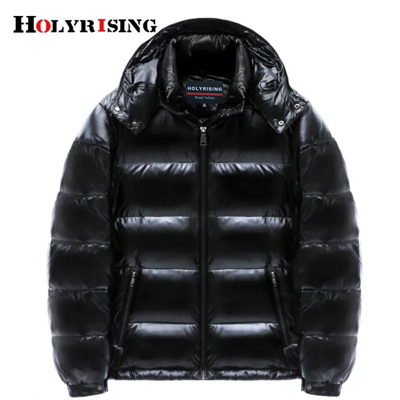 

down jackets for men winter black warm overcoats thicken outdoor casaco masculino male zipper pockets puffer jacket 15955