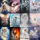 5D алмазная живопись сделай сам, ангел, фея, девушка, вышивка, полностью круглая, квадратная, Набор для вышивки крестиком, мозаичная картина ручной работы, домашний декор