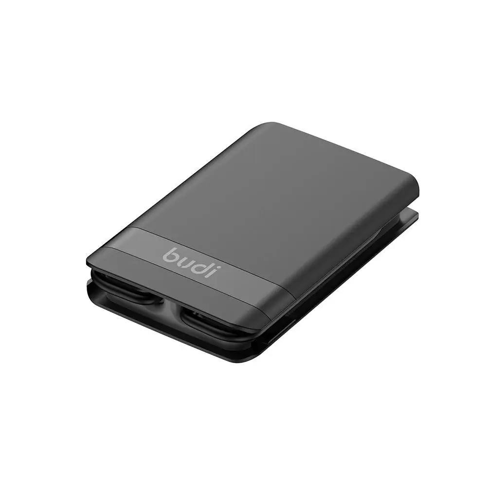 BUDI-adaptador inteligente multifunci&oacute;n oficial, Cable de almacenamiento de datos, lector de tarjetas USB, cargador inal&aacute;mbrico Universal-5
