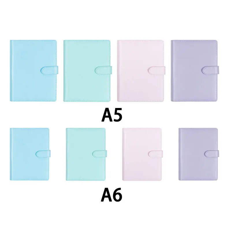 pink A5 A6, модный блокнот с 6 отверстиями, связующий дневник, планировщик, разделитель страниц, этикетки, аксессуары для офиса, школы - Цвет: pink