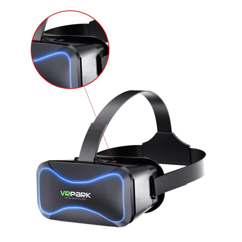 VRPARK VR Виртуальная реальность Glasse угол 90-120 градусов с регулировкой зрения для iPhone