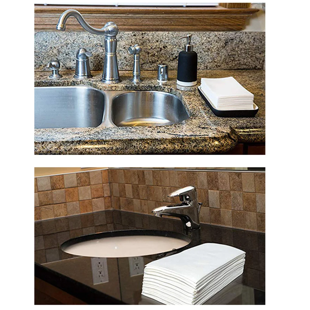 

High Quality 100pcs Disposable Paper Tissue Single Layer Dust-free Napkin Paper 30x43cm for Restaurant Home Hotel 43*30cm