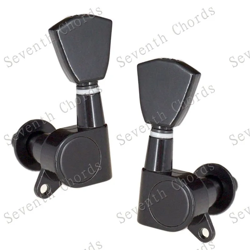 Набор из 6 шт. черный цвет электрогитара струны кнопка настройки колышки ключи
