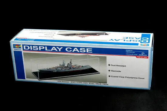 

US Stock Trumpeter 09801 Display Case Packing Box 501x149x121MM WL Showcase for Battleship Model Toys Gifts TH05816-SMT5