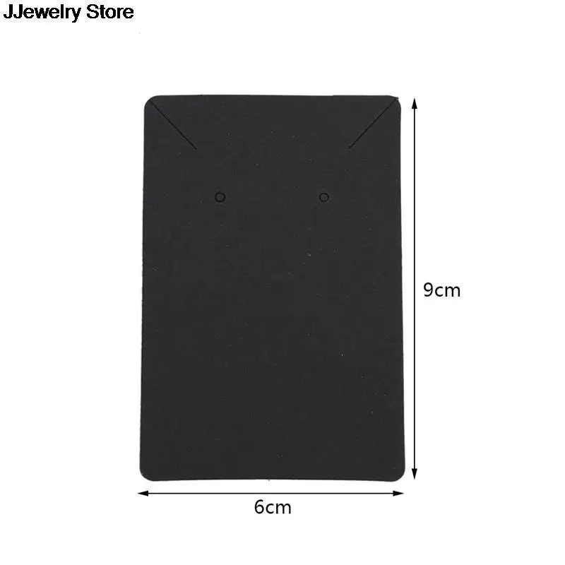 50 шт./100 шт./пакет витрины для сережек и ожерелий картонные упаковка серег Висячие