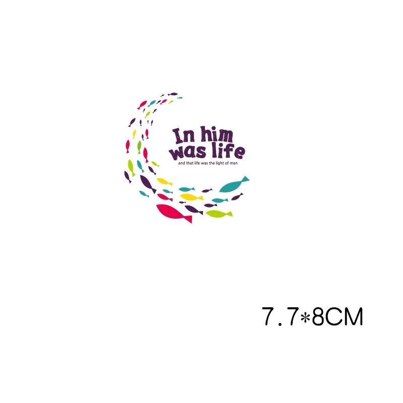 Красочные буквы в нем были жизнь наклейки с утюгом стирающиеся аппликации A-level