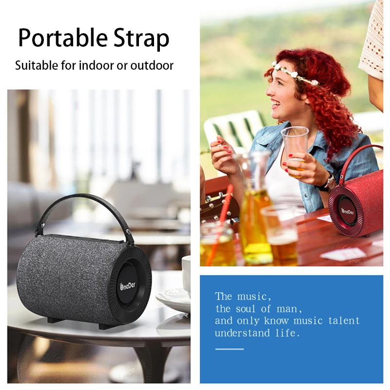 V3 Мини Bluetooth динамик портативный стерео телефон FM радио музыка беспроводной