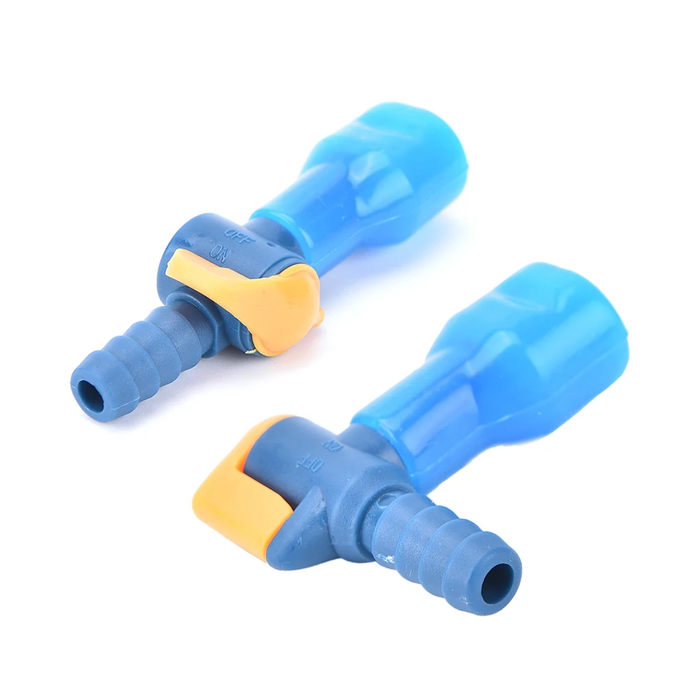 

1pcs Blue Outdoor Water Bags Tube Silicone 90 Degree Straight Hydration Pack Suction Nozzle Bite Valve Camping Hiking