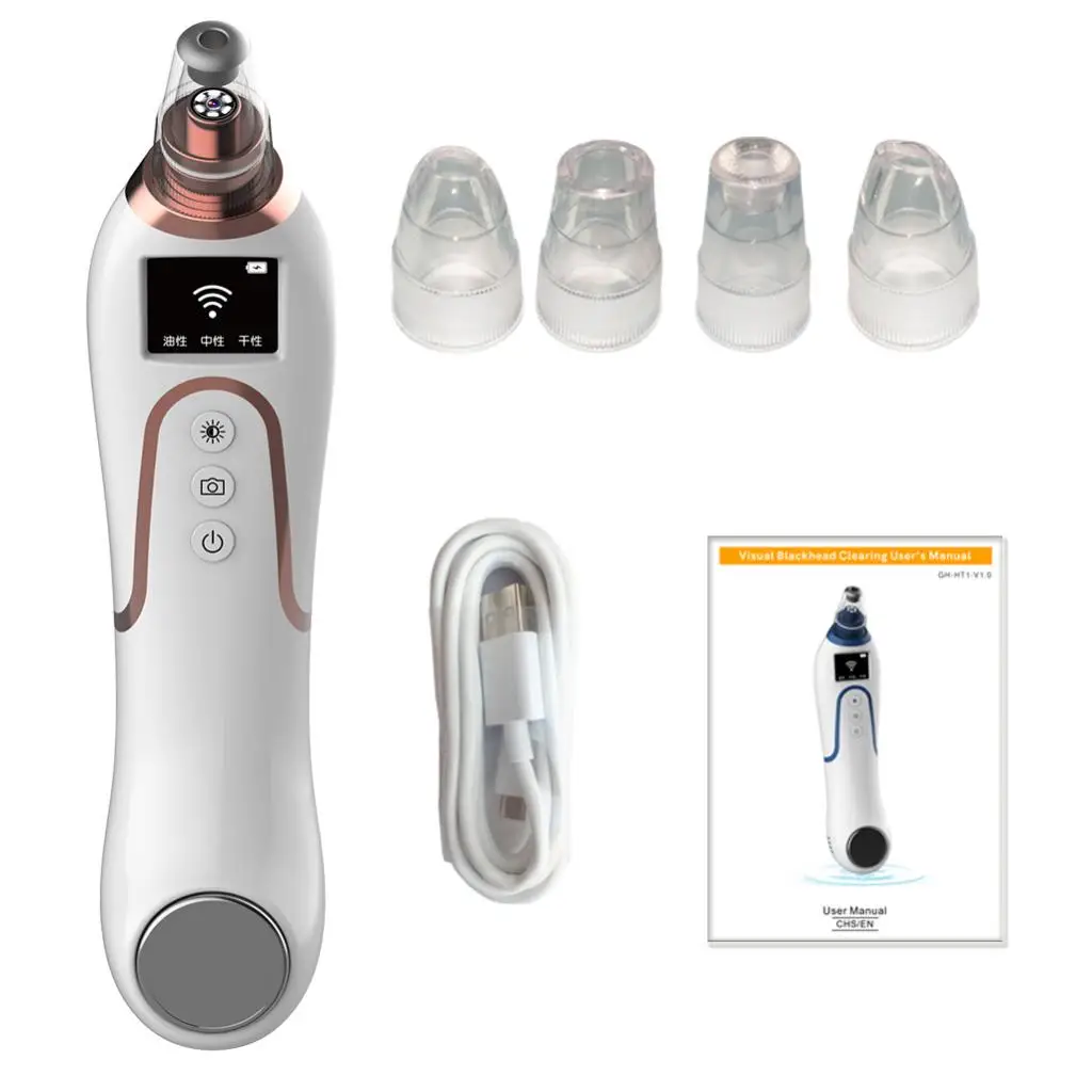 

WIFI Visual Blackhead Suction Remover Electric Vacuum Machine Extractor