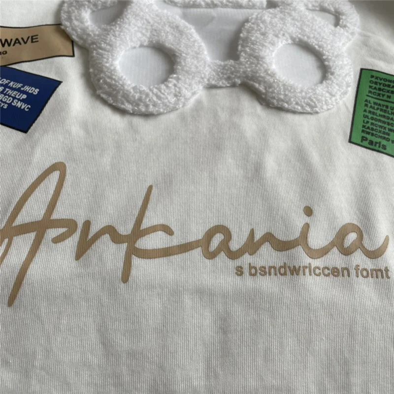 Футболки с вышивкой медвежонка аддеграде мужские женские футболки лучшего