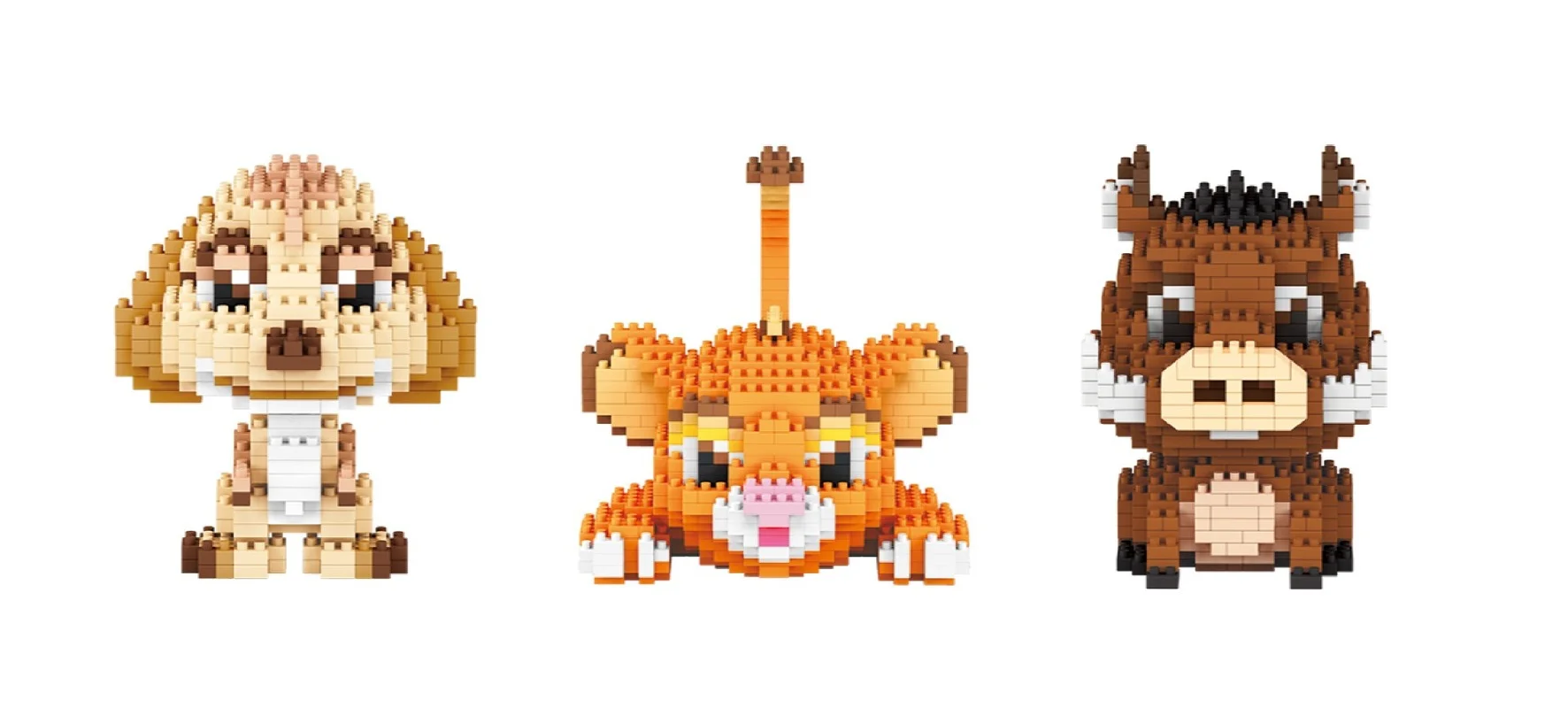 

Animal Model Building Blocks Toys for Training Children's Endurance Dumbo Model Diamond Small Particle Building Blocks