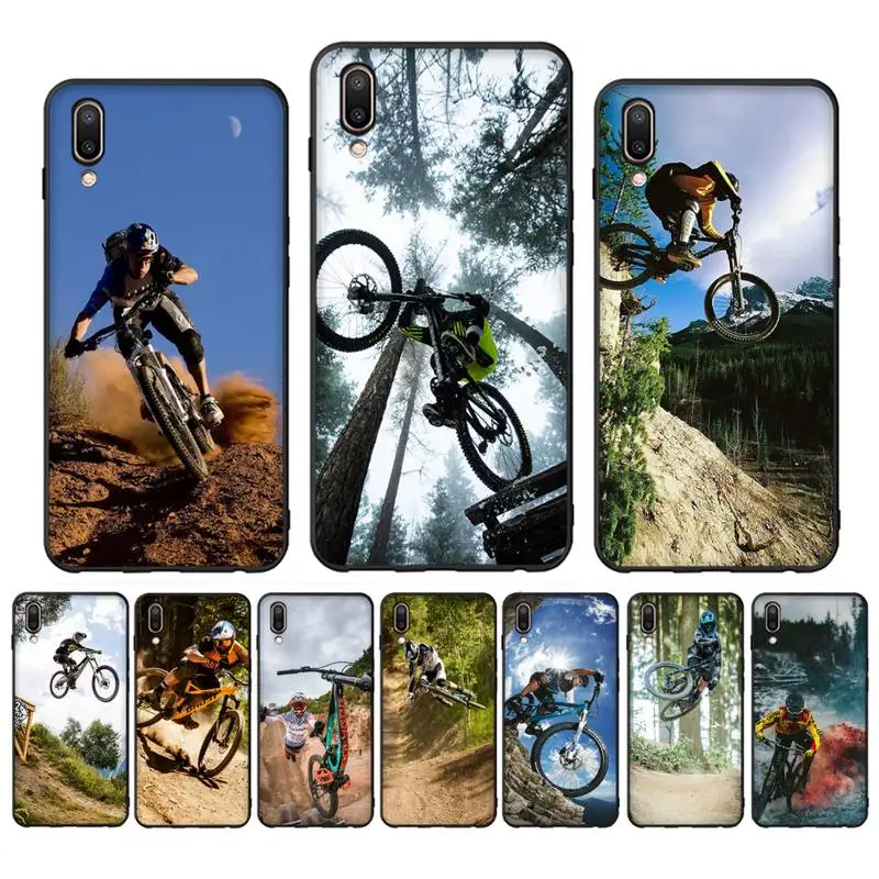 

Amazing mountain bike Bicycle Phone Case Case For Oppo Reno Realme C3 6Pro Cover For vivo Y91C Y17 Y19 Funda Capa