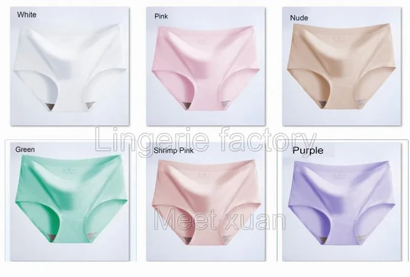 Set 4 6 шт. женские трусы размера плюс XXXXL бесшовное нижнее белье женские сексуальные ультра-тонкие трусики - Цвет: Set 4
