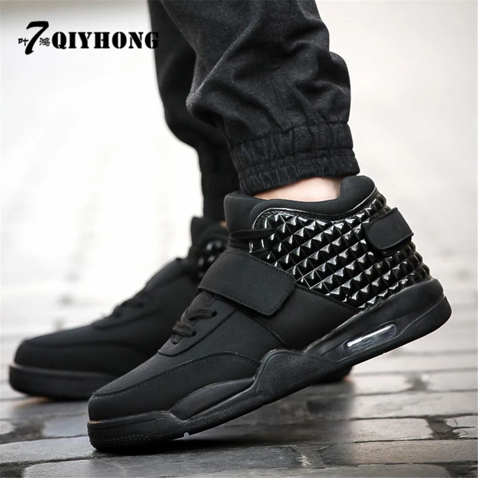 

New 2017 Spring Autumn Ankle Male Casual Shoes Height Increased High Top Shoes fashion Color New listing shoes