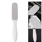 Рашпиль для ног и удаление мозолей, двухсторонние скрабы, скребок для ног, уход за ногами, инструмент для педикюра, металлическая поверхность, удаление огрубевшей кожи