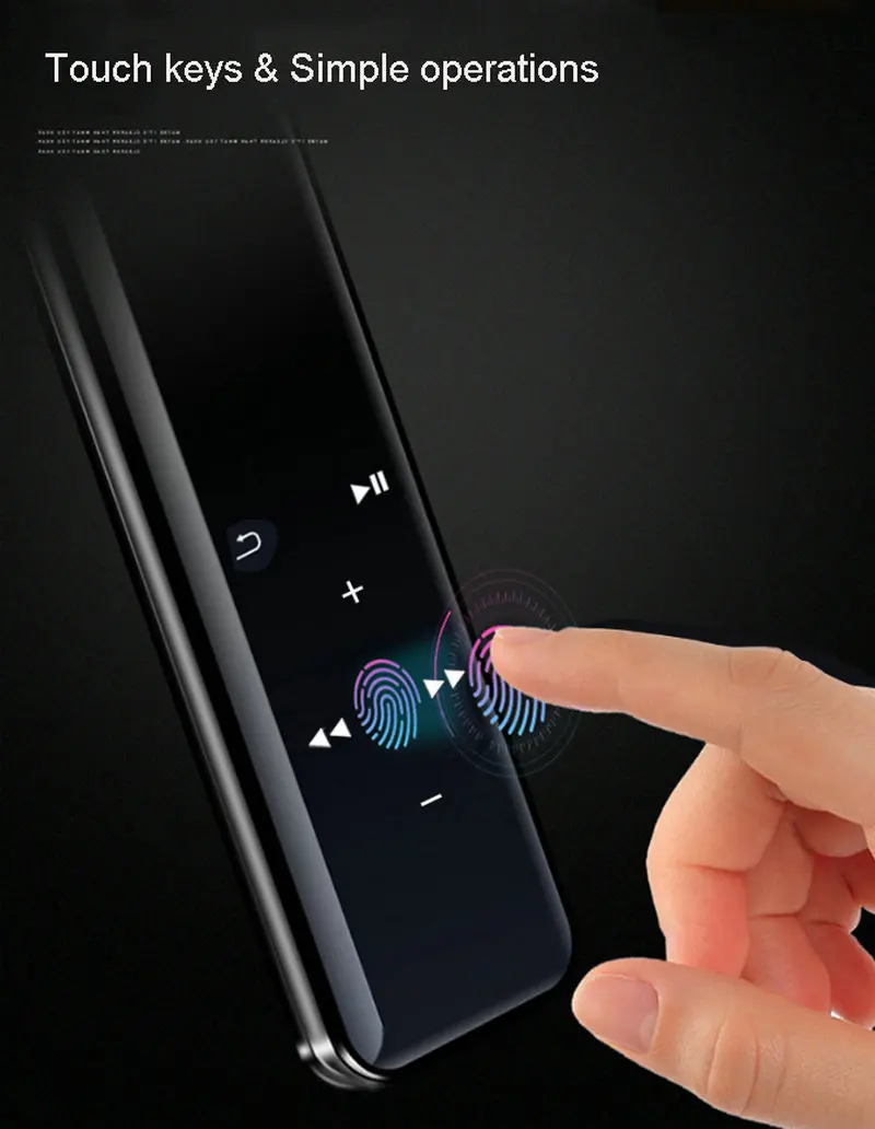 Цифровой диктофон с голосовой активировкой, Аудиозапись, диктофон, MP3, OLED дисплей, сенсорный экран, шумоподавление, звуковое устройство, плеер