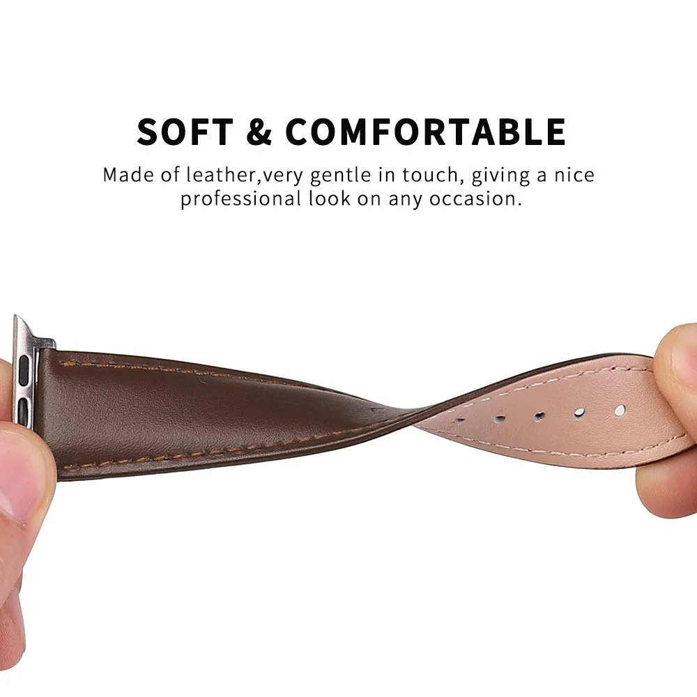 

Apple watch band 38mm and 40mm ,apple Watch band leather for men 5 4 3 2 1 44mm and 42mm iwatch 5 Strap