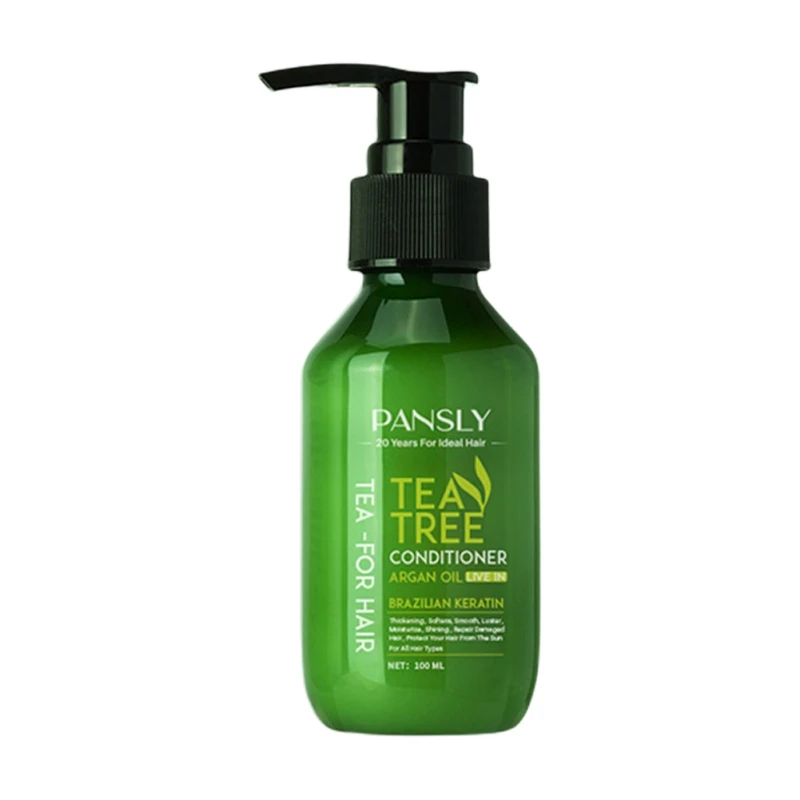 

100ml Tea Tree Oil Leave-In Conditioner Dry Damaged Repair Hair Care For Dry Itchy Flaky Scalp Conditioners