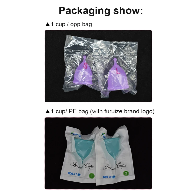 

100 Pcs Wholesale Menstrual cCp Medical Grade Silicone Feminine Hygiene Menstrual Cup Reusable Lady Cup Copa Menstrual