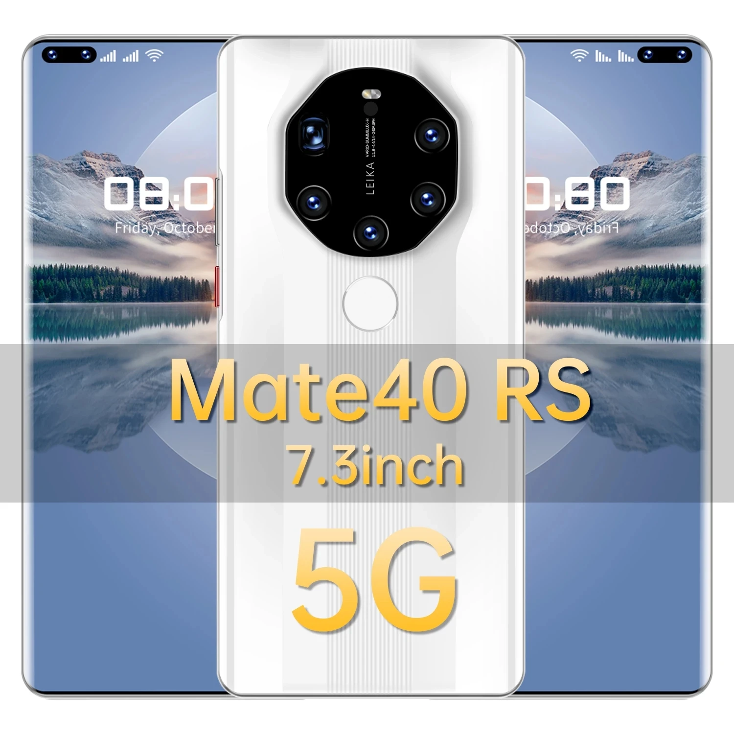 

Hauwei Mate40 RS Smartphone 7.3 inch 16GB+512GB 6800mAh Global Version 4G/5G Mobile phones Android Unlocked Celulares Cell phone
