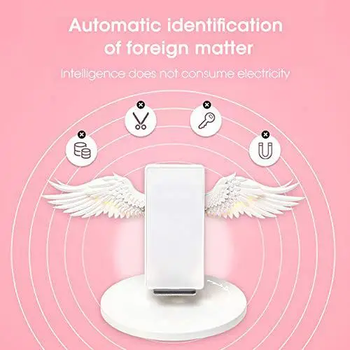 Angel Wings Qi Беспроводная зарядная док-станция 10 Вт 3,0 быстрое зарядное устройство Тип C для iPhone X XR 8 Plus Smasung S9 S10 Plus для huawei