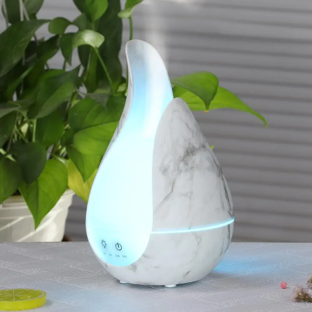 

200ml Air Humidifier Wood Marble Grain Aroma Essential Oil Diffuser Ultrasonic Aromatherapy Humidificador Electric Oil Difusor