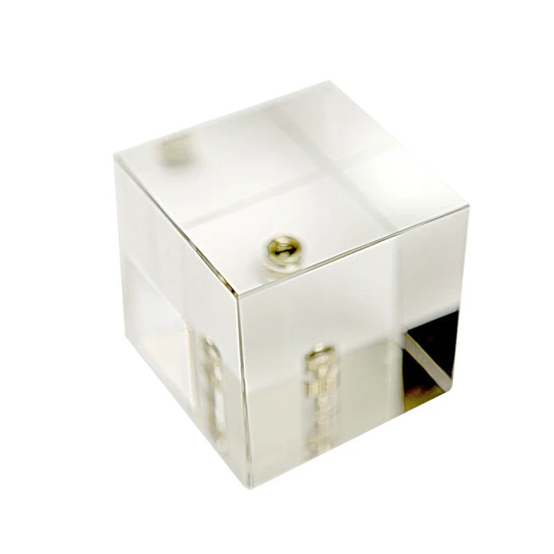 Квадратный хрустальный фото квадратный оптический стеклянный волшебный шар