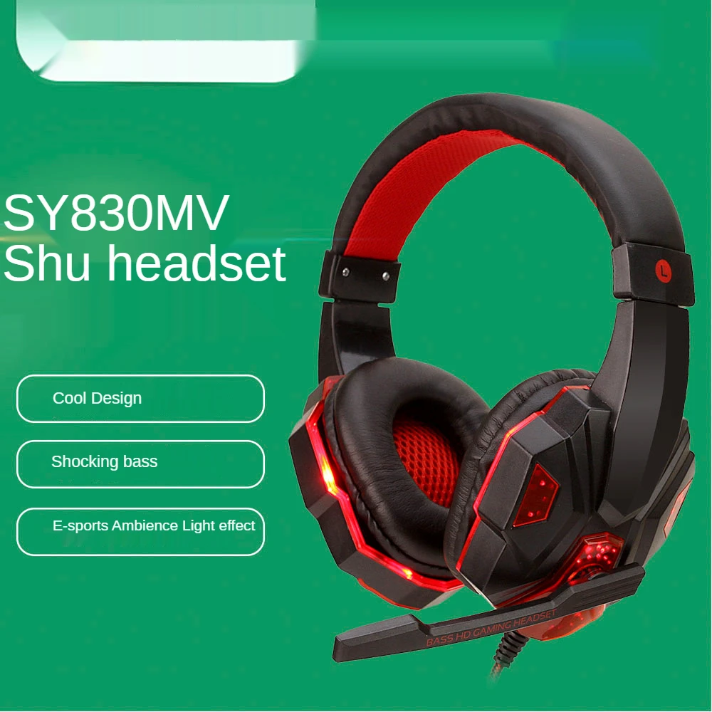 

Wired computer PS4 / ps5 game luminous headset headset