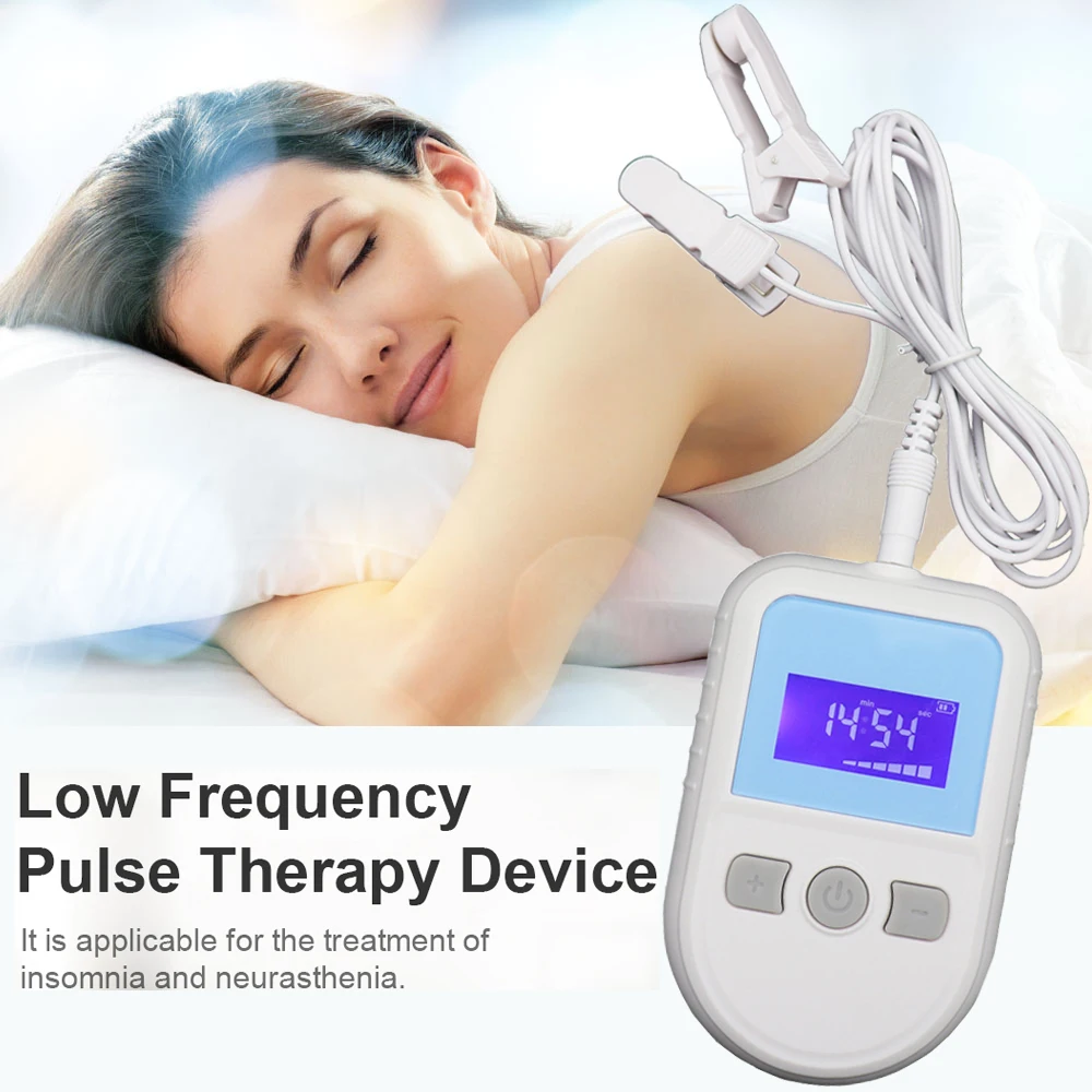 Cranial Electrotherapy Stimulator Therapy Sleep Aid Help Sleepless Insomnia Anxiety Depression Migraine Headache Relief Device | Красота и