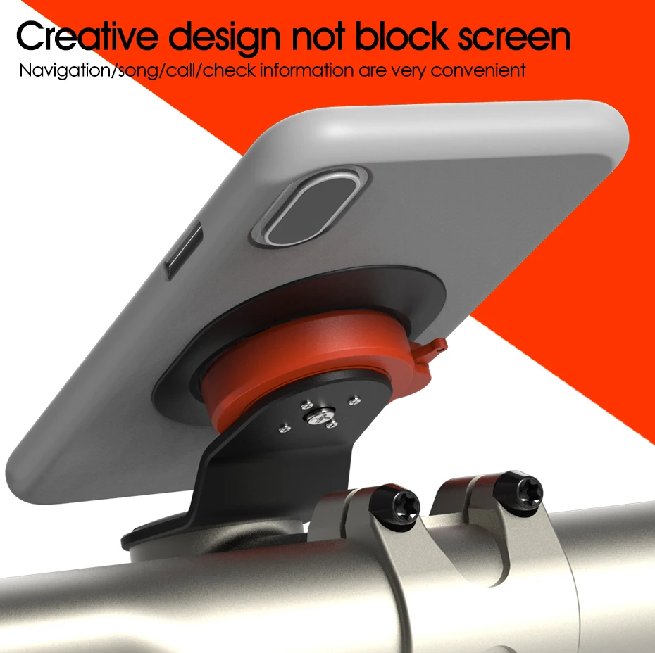 mountain bike handlebar stem phone holder with quick mountmtb road bicycle aluminum gps bracket ultra lock riding clip stand free global shipping