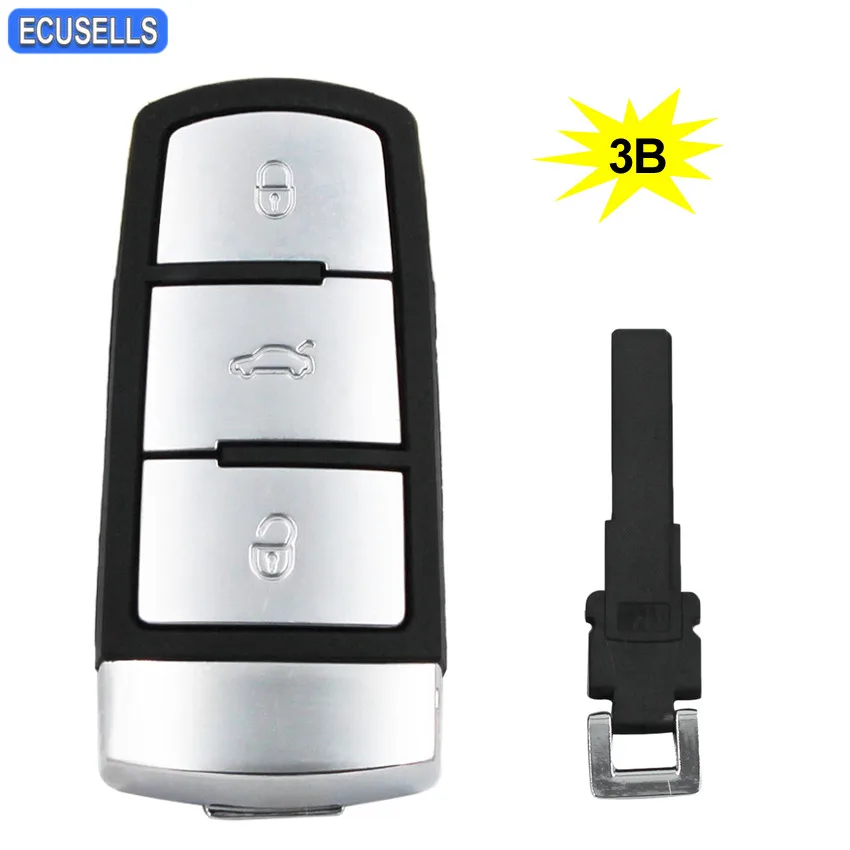 Новый запасной чехол для ключей с 3 кнопками дистанционного управления умный