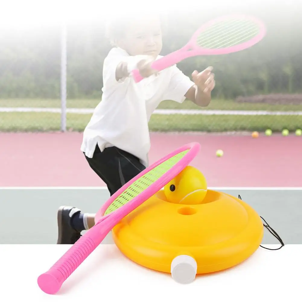 

Детский тренировочный комплект для тенниса Rebounder с тренировочным мячом, длинная веревка, портативный Тренировочный Набор для тенниса для д...