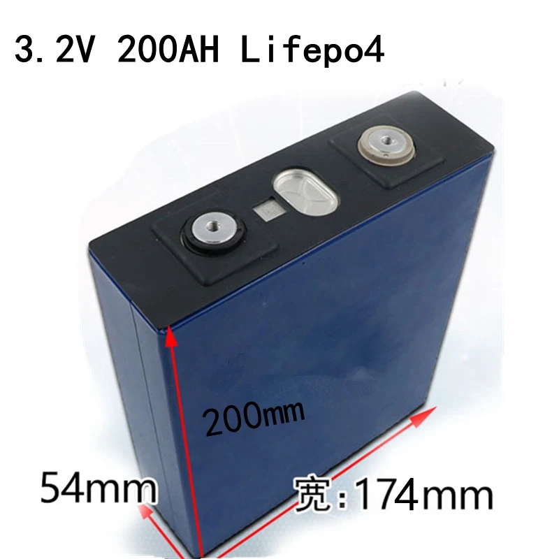 200A 220A Lifepo4 Батарея большой Ёмкость 3,2 v Lifepo4 подошве большого размера литий Батарея для электрических транспортных средств Солнечный уличный светильник