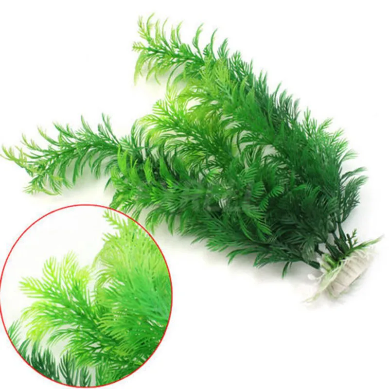 

Aquarium Fish Tank Plastic Waterweed Aquarium Fish Tank Plastic Artificial Plant Decoration 11.8 Inch Artificial Plant