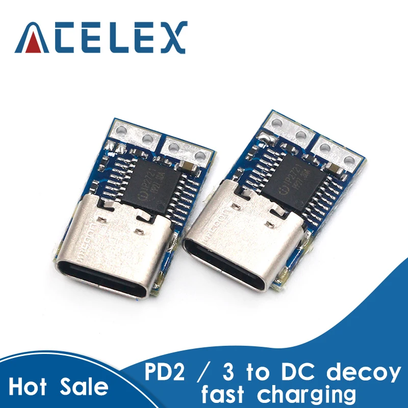 PD приманка модуль PD23.0 к DC Триггеру Удлинительный кабель QC4 зарядное устройство 9 в