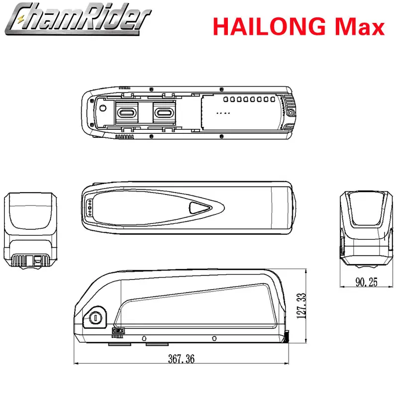 Аккумулятор для электровелосипеда Hailong 18650 48 В 52 в 20 Ач 30 А 40 BMS 350 Вт 500 750 1000 1500 Cell BBS02