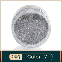 no 7 silver glitter paint pearl powder coating 50g for crafts christmas decorations nails pigment automotive coatings ceramic