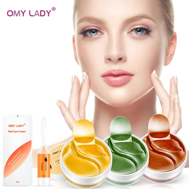 

OMY LADY Eye Patch Mask Collagen Against Wrinkles Dark Circle Care+Instant Remove Eyebags Firming Eye Anti Puffiness Dark Circle