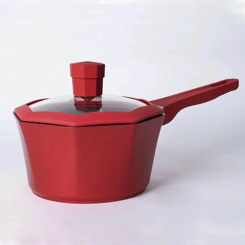 Star Anise Maifan Stone Red Milk Pot Household Cooking Nonstick Cooker Induction Cooker Gas Stove Universal Cookware Frying Pan