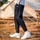 Брюки Pioneer Camp мужские повседневные, хлопковые спортивные штаны в полоску, уличная одежда, черные, весна 2021