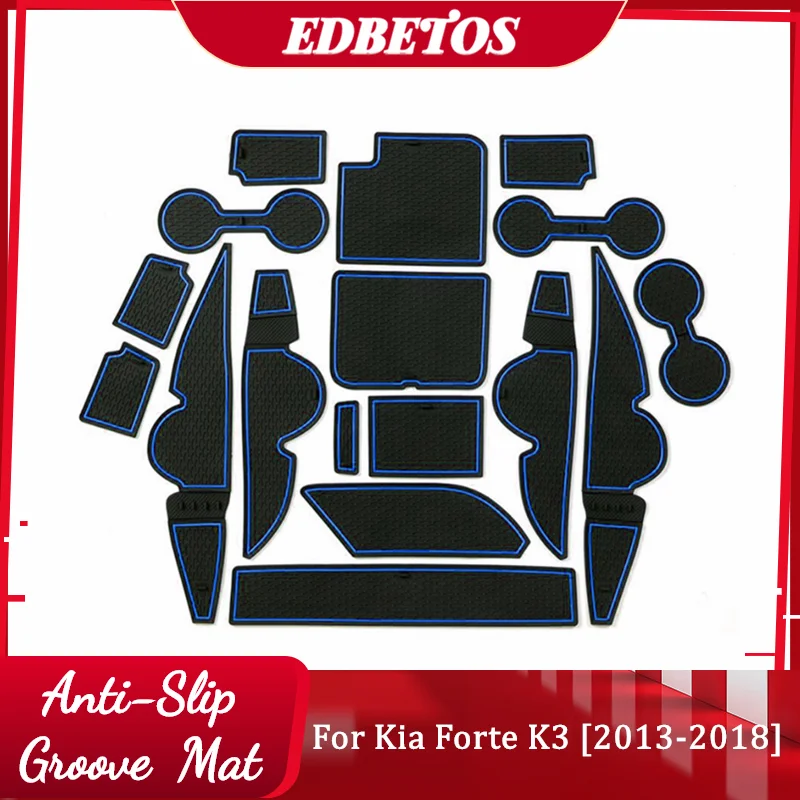 Противоскользящий коврик для подстаканника Kia Forte YD K3 Cerato аксессуары резиновые
