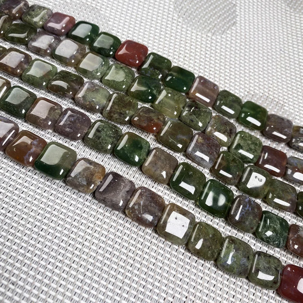 

Natural Stone Square Shape Beads crystal Faceted Loose beads For jewelry making DIY Necklace Bracelet Accessories