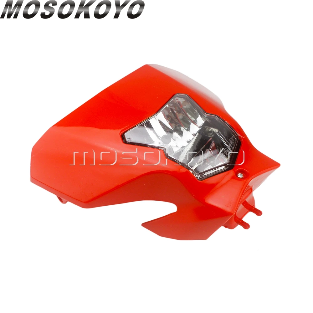 Supermoto Dirt Bike фара 12 В H4 Лампа освещения передняя фара для Honda CRF450XR CRF450L CRF450 CRF250 R/L/X